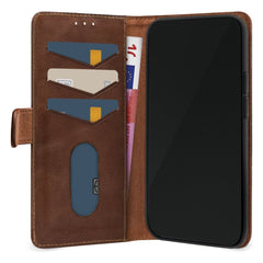 Mobilize Leather Wallet Apple Iphone 16 Brown - 123TelecomShop