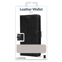 Mobilize Leather Wallet Apple Iphone 16 Plus Black - 123TelecomShop