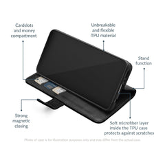 Mobilize Leather Wallet Apple Iphone 16 Pro Max Black - 123TelecomShop