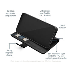 Mobilize Leather Wallet Apple Iphone 16E Black - 123TelecomShop