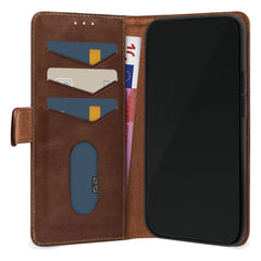 Mobilize Leather Wallet Apple Iphone 16E Brown - 123TelecomShop