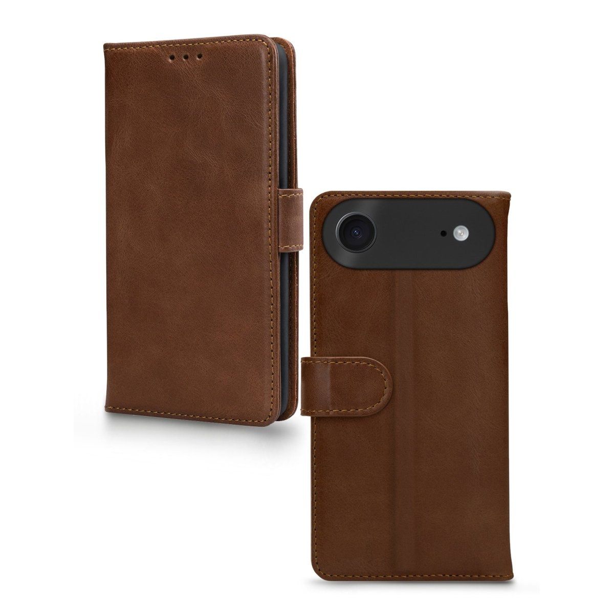 Mobilize Leather Wallet Apple Iphone 17 Air Brown - 123TelecomShop