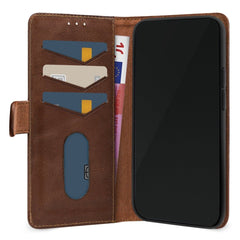 Mobilize Leather Wallet Apple Iphone 17 Brown - 123TelecomShop