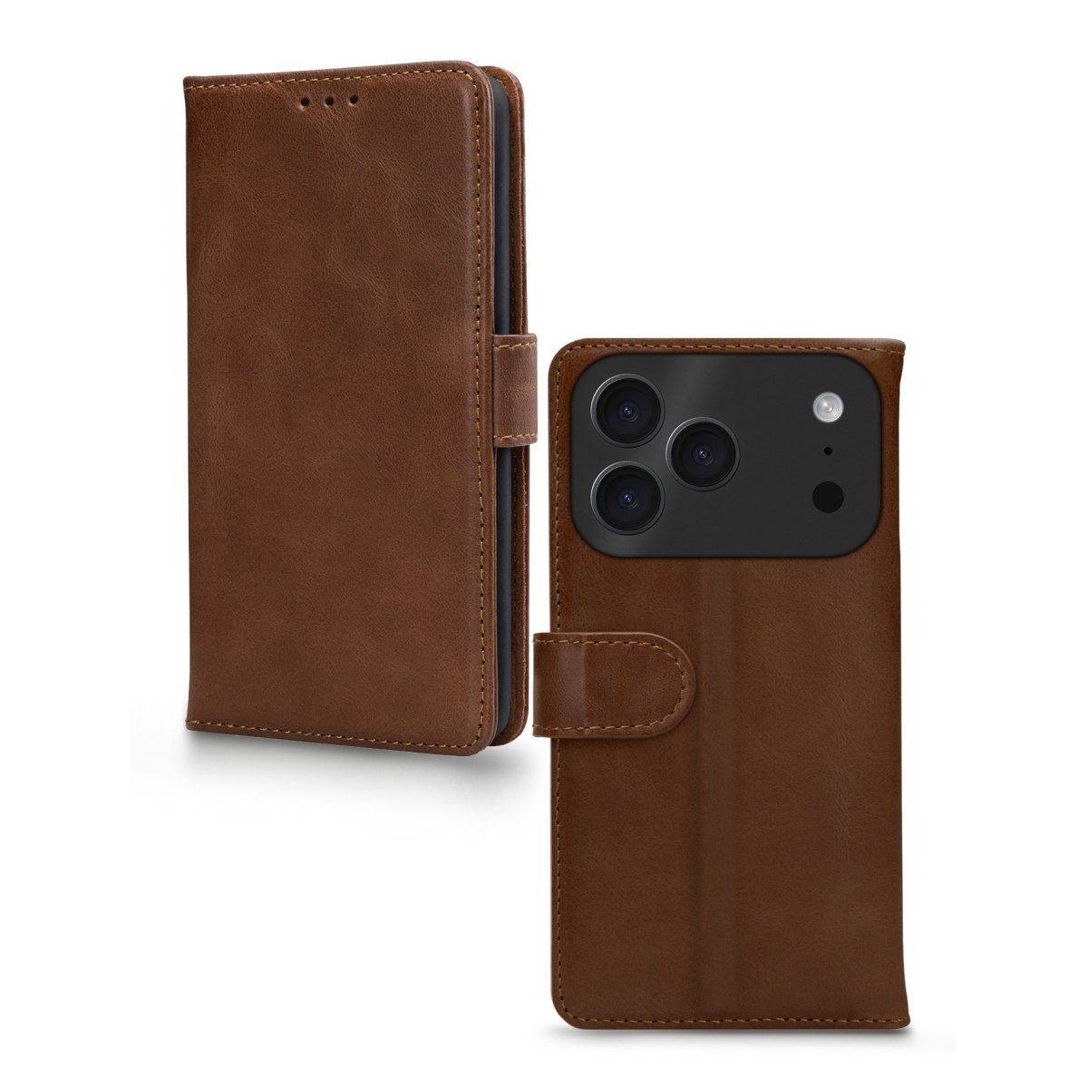 Mobilize Leather Wallet Apple Iphone 17 Pro Brown - 123TelecomShop