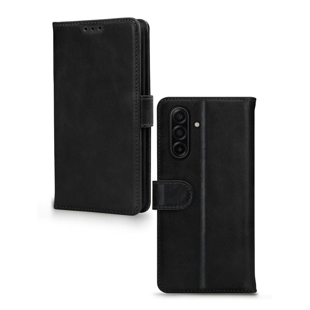 Mobilize Leather Wallet Samsung Galaxy A17 (4G/5G) Black - 123TelecomShop