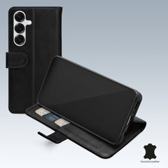 Mobilize Leather Wallet Samsung Galaxy S25 5G Black - 123TelecomShop