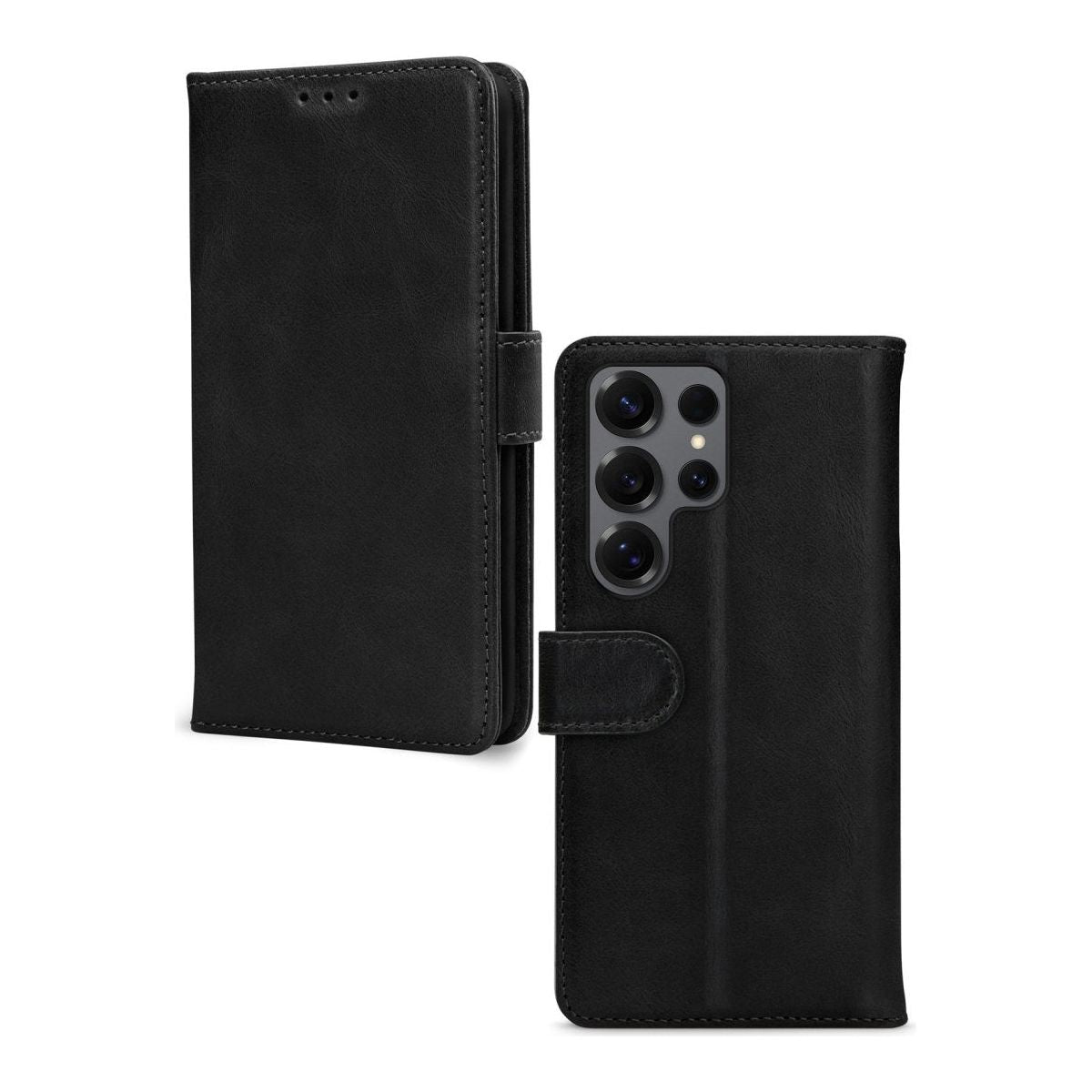 Mobilize Leather Wallet Samsung Galaxy S25 Ultra 5G Black - 123TelecomShop