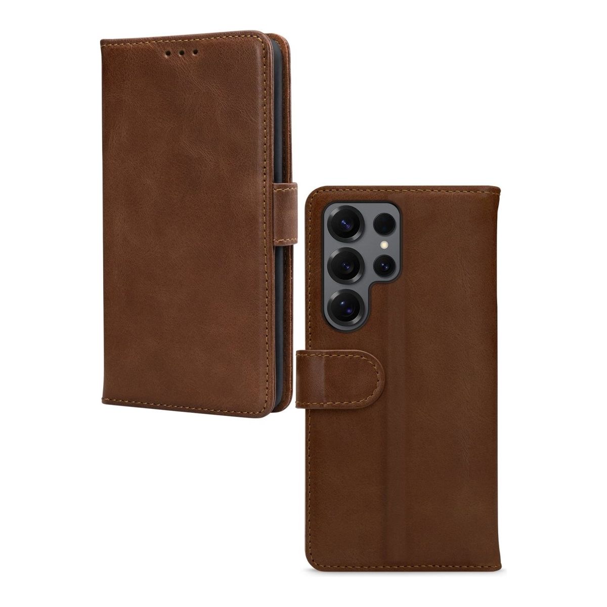 Mobilize Leather Wallet Samsung Galaxy S25 Ultra 5G Brown - 123TelecomShop