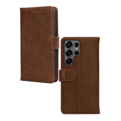 Mobilize Leather Wallet Samsung Galaxy S25 Ultra 5G Brown - 123TelecomShop