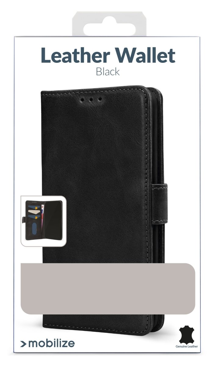 Mobilize Leather Wallet Samsung Galaxy S26+ 5G Black - 123TelecomShop