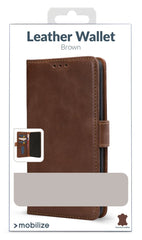 Mobilize Leather Wallet Samsung Galaxy S26+ 5G Brown - 123TelecomShop
