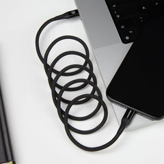 Mobilize Magnetic Nylon Cable - Usb-C To Usb-C - 2M. - 100W Black - 123TelecomShop