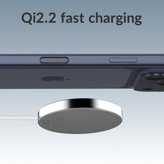 Mobilize Magnetic Wireless Charger Magsafe Compatible 25W Qi2.2 White Aluminium - 123TelecomShop