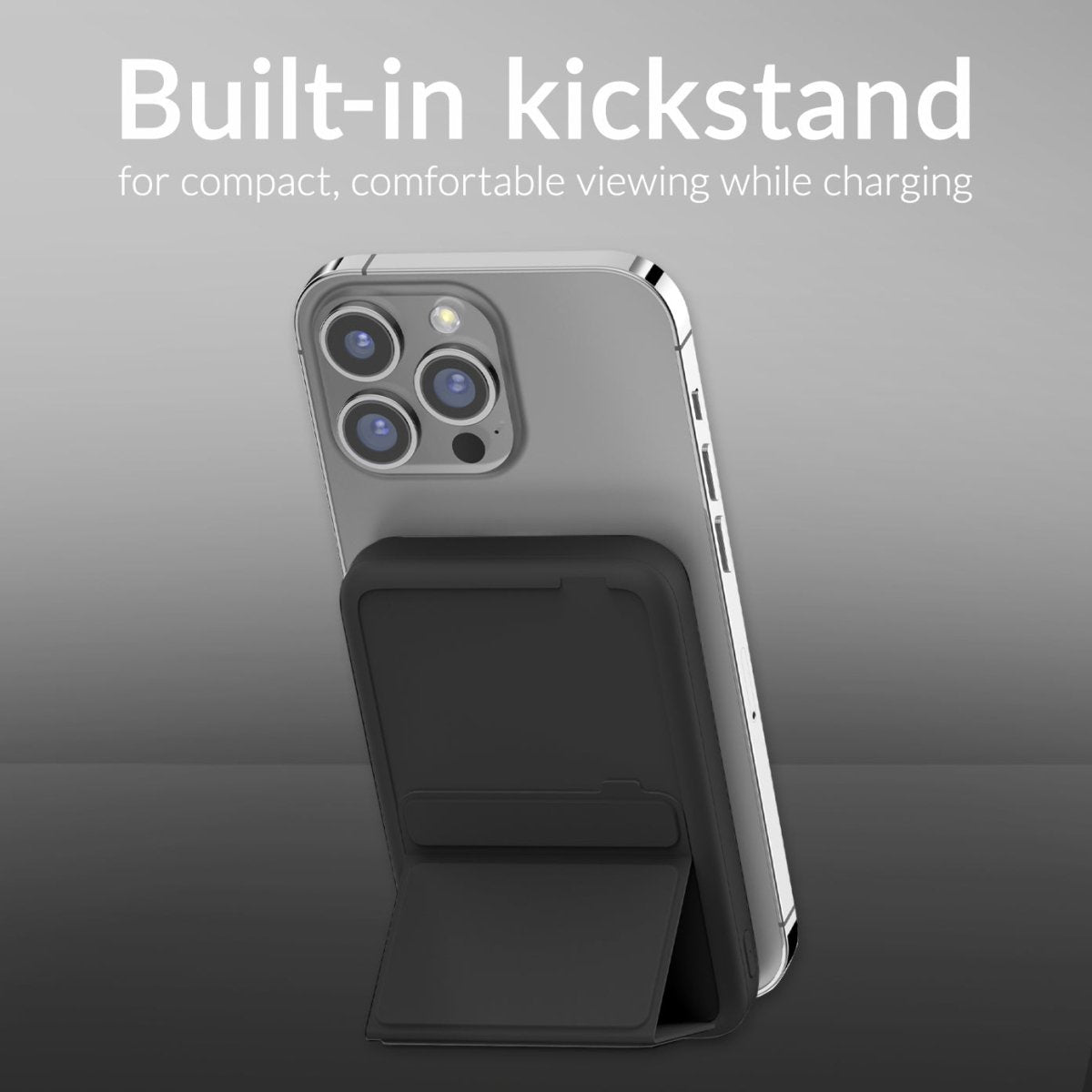 Mobilize Magnetic Wireless Magsafe Compatible Pd Stand Power Bank 10000Mah 15W Black - 123TelecomShop