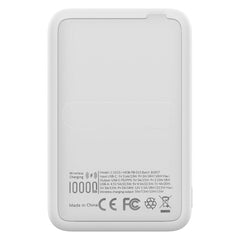 Mobilize Magnetic Wireless Magsafe Compatible Pd Stand Power Bank 10000Mah 15W White - 123TelecomShop