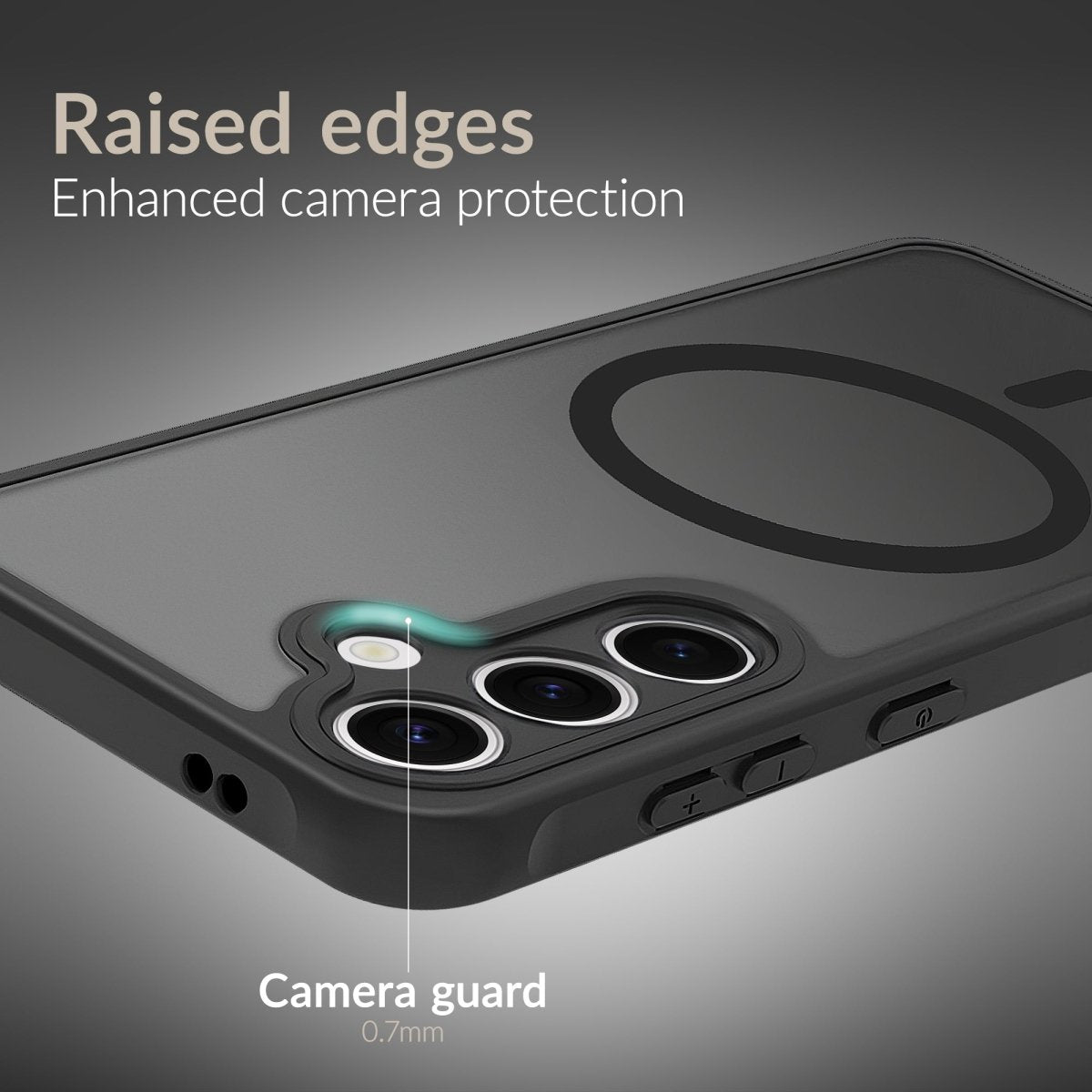 Mobilize Magsafe Compatible Hybrid Case Samsung Galaxy S25 Edge 5G Black - 123TelecomShop