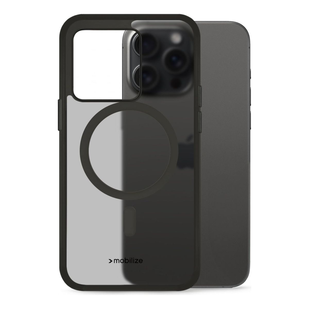 Mobilize Magsafe Compatible Hybrid Pro Case Apple Iphone 15 Pro Max Black - 123TelecomShop