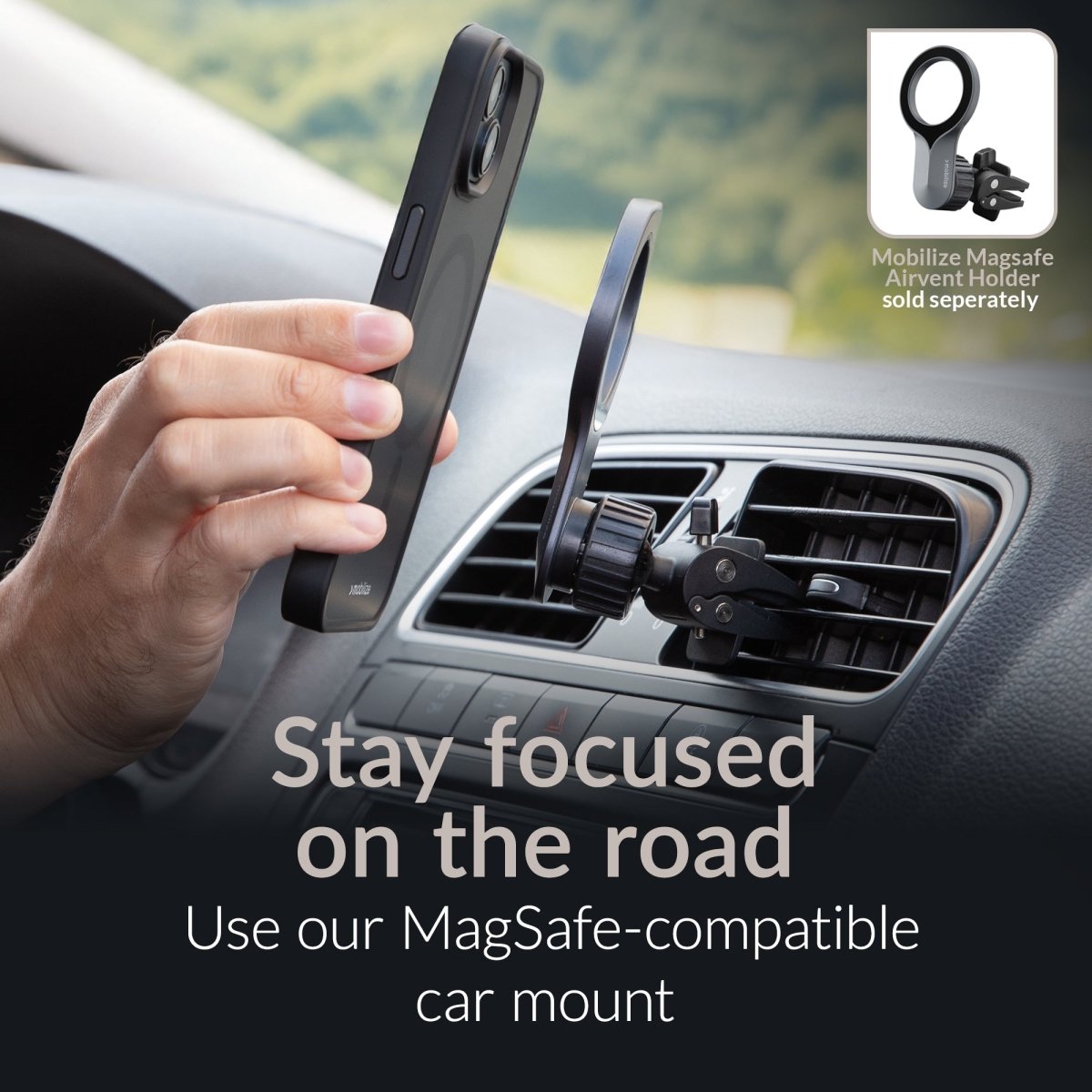 Mobilize Magsafe Compatible Hybrid Pro Case Apple Iphone 16 Pro Black - 123TelecomShop