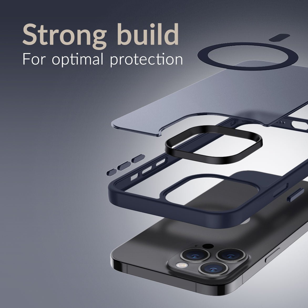 Mobilize Magsafe Compatible Hybrid Pro Case Apple Iphone 17 Air Blue - 123TelecomShop