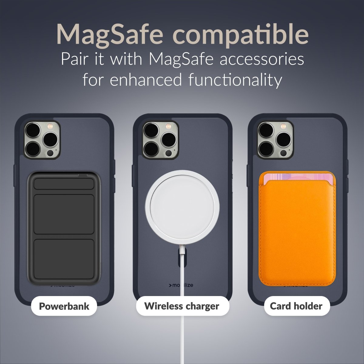 Mobilize Magsafe Compatible Hybrid Pro Case Apple Iphone 17 Pro Blue - 123TelecomShop