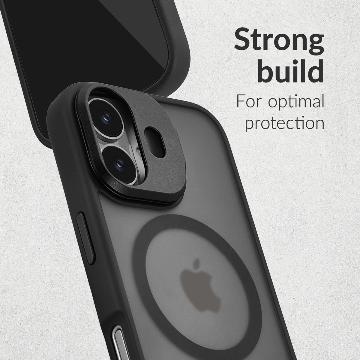 Mobilize Magsafe Compatible Hybrid Pro Case With Camera Stand Apple Iphone 17 Air Black - 123TelecomShop