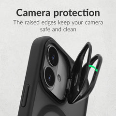 Mobilize Magsafe Compatible Hybrid Pro Case With Camera Stand Apple Iphone 17 Black - 123TelecomShop