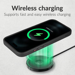 Mobilize Magsafe Compatible Hybrid Pro Case With Camera Stand Apple Iphone 17 Black - 123TelecomShop