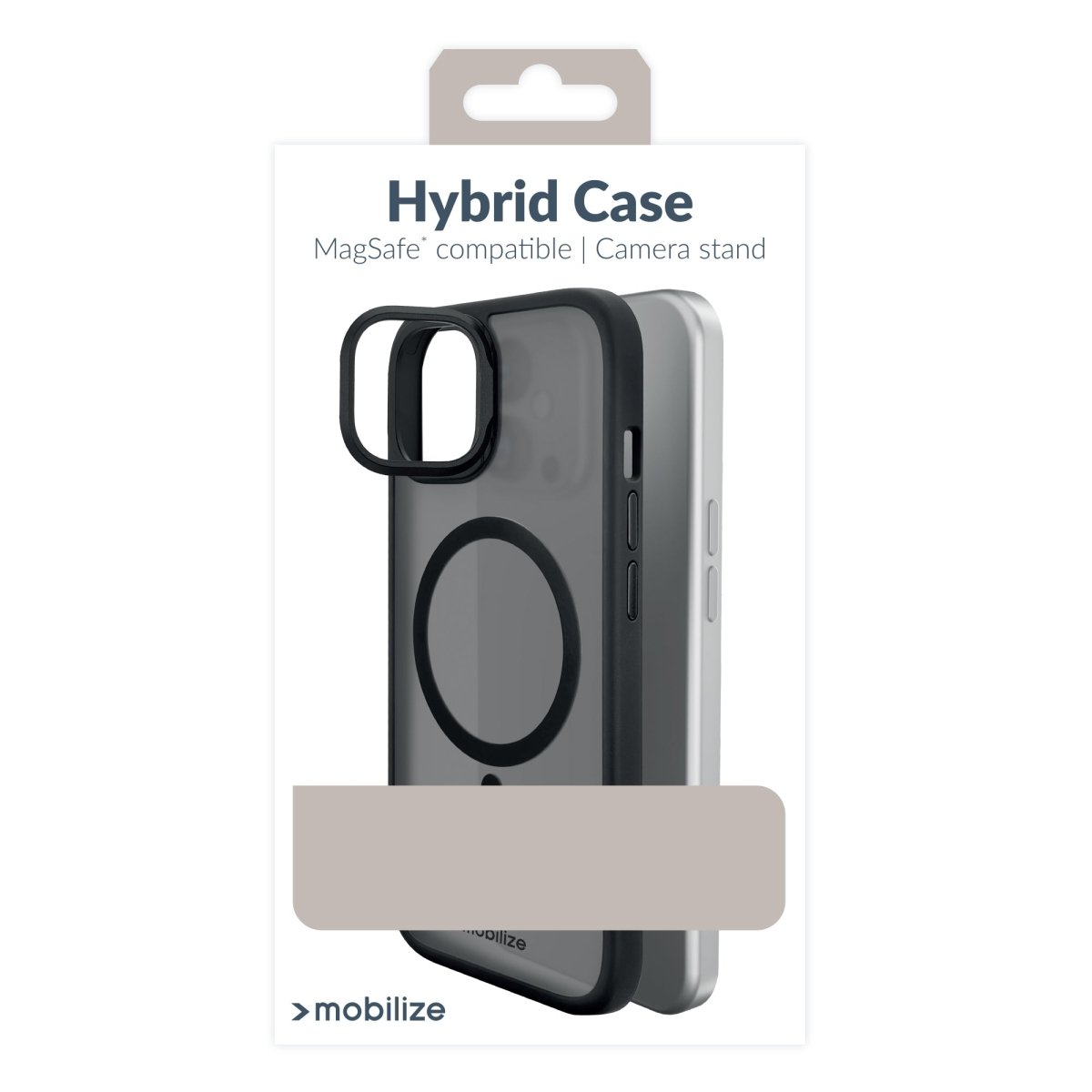 Mobilize Magsafe Compatible Hybrid Pro Case With Camera Stand Apple Iphone 17 Pro Black - 123TelecomShop