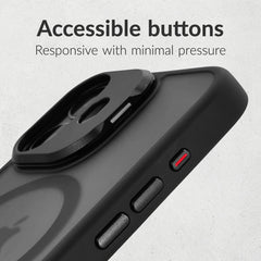 Mobilize Magsafe Compatible Hybrid Pro Case With Camera Stand Apple Iphone 17 Pro Max Black - 123TelecomShop