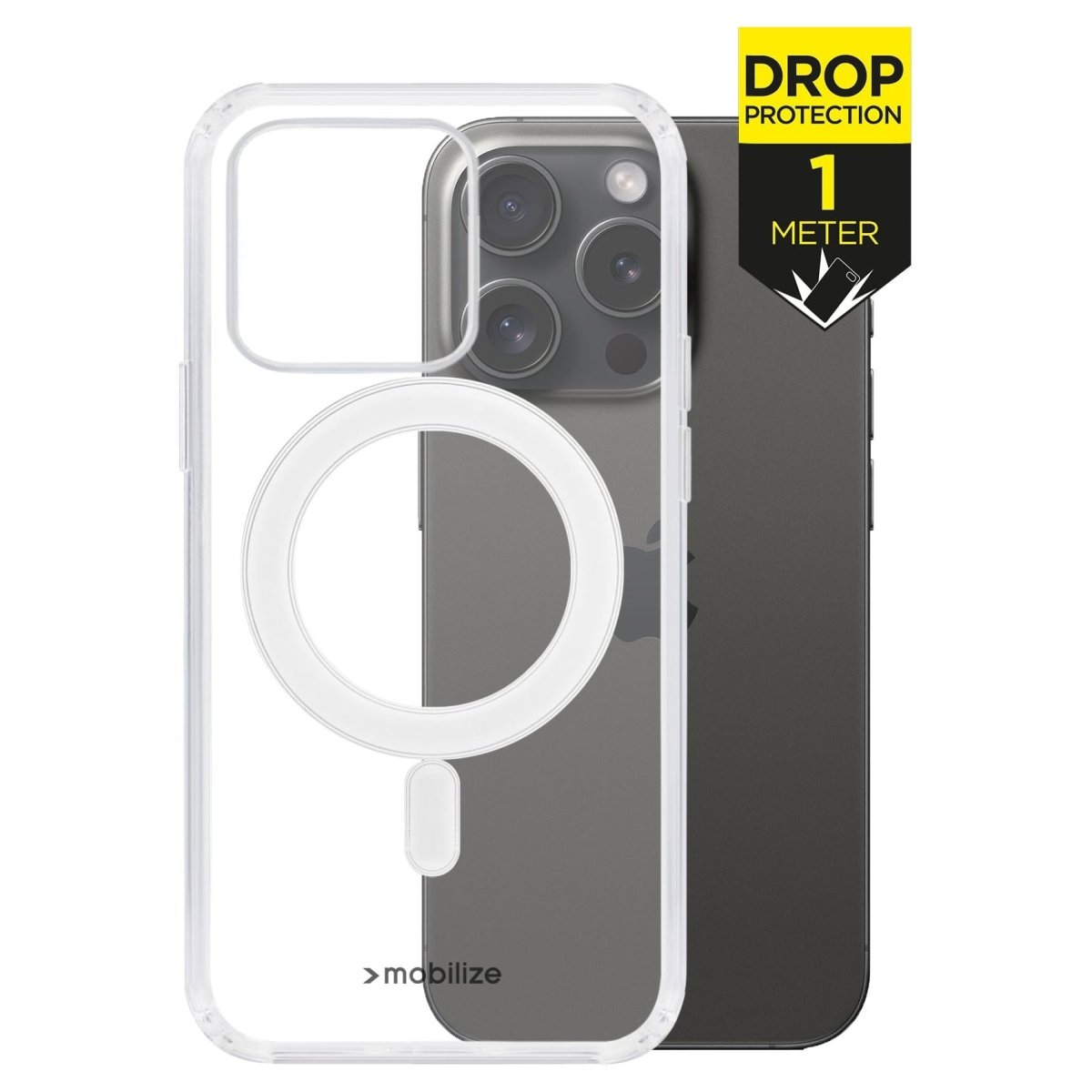 Mobilize Magsafe Compatible Naked Protection Case For Apple Iphone 15 Pro Clear - 123TelecomShop