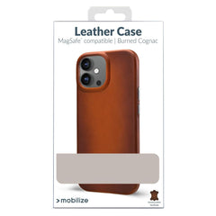 Mobilize Magsafe Compatible Premium Leather Case Apple Iphone 15 Pro Max Burned Cognac - 123TelecomShop