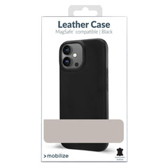 Mobilize Magsafe Compatible Premium Leather Case Apple Iphone 16 Black - 123TelecomShop