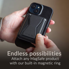 Mobilize Magsafe Compatible Premium Leather Case Apple Iphone 16 Plus Black - 123TelecomShop