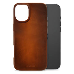 Mobilize Magsafe Compatible Premium Leather Case Apple Iphone 16 Plus Burned Cognac - 123TelecomShop