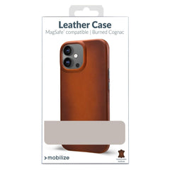Mobilize Magsafe Compatible Premium Leather Case Apple Iphone 16 Plus Burned Cognac - 123TelecomShop