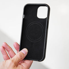 Mobilize Magsafe Compatible Premium Leather Case Apple Iphone 16 Pro Black - 123TelecomShop