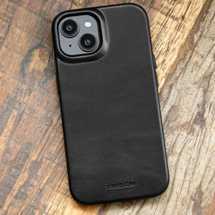 Mobilize Magsafe Compatible Premium Leather Case Apple Iphone 16 Pro Max Black - 123TelecomShop