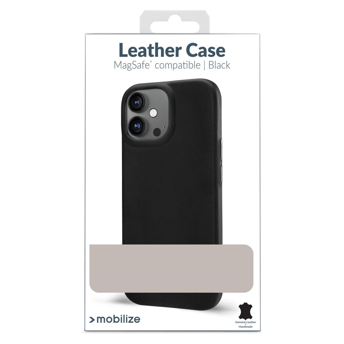 Mobilize Magsafe Compatible Premium Leather Case Apple Iphone 16 Pro Max Black - 123TelecomShop