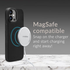 Mobilize Magsafe Compatible Premium Leather Case Apple Iphone 17 Pro Black - 123TelecomShop