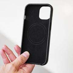 Mobilize Magsafe Compatible Premium Leather Case Apple Iphone 17 Pro Black - 123TelecomShop
