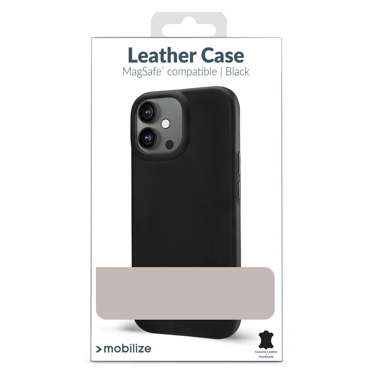 Mobilize Magsafe Compatible Premium Leather Case Apple Iphone 17 Pro Max Black - 123TelecomShop