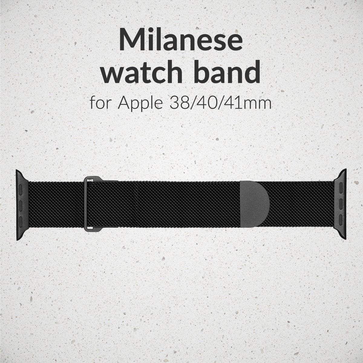 Mobilize Milanese Watch Band - For Apple 38/40/41Mm - Black - 123TelecomShop