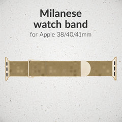 Mobilize Milanese Watch Band - For Apple 38/40/41Mm - Gold - 123TelecomShop