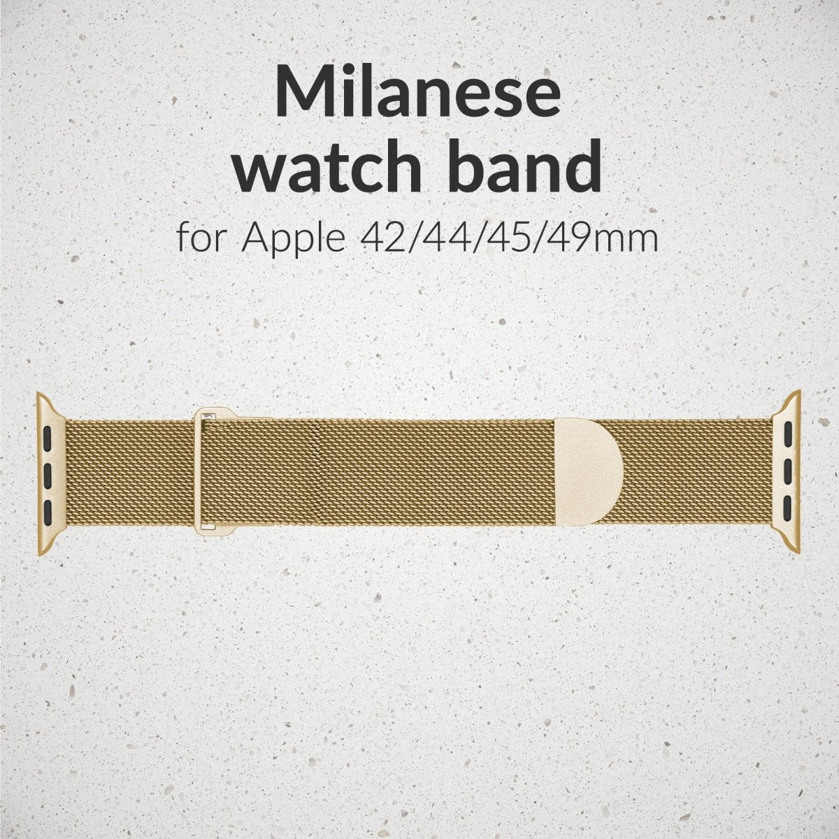 Mobilize Milanese Watch Band - For Apple 42/44/45/49Mm - Gold - 123TelecomShop