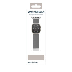 Mobilize Milanese Watch Band - For Apple 42/44/45/49Mm - Silver - 123TelecomShop