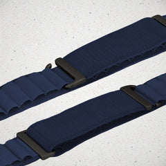 Mobilize Nylon Watch Band - Alpine - Black Connector - For Apple 38/40/41Mm - Blue - 123TelecomShop