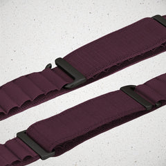 Mobilize Nylon Watch Band - Alpine - Black Connector - For Apple 38/40/41Mm - Bordeaux - 123TelecomShop