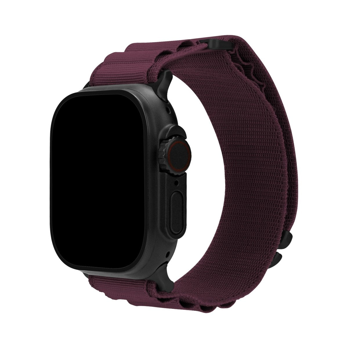 Mobilize Nylon Watch Band - Alpine - Black Connector - For Apple 38/40/41Mm - Bordeaux - 123TelecomShop