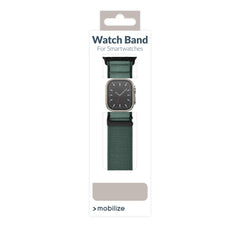 Mobilize Nylon Watch Band - Alpine - Black Connector - For Apple 38/40/41Mm - Green - 123TelecomShop