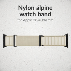 Mobilize Nylon Watch Band - Alpine - Black Connector - For Apple 38/40/41Mm - Starlight - 123TelecomShop